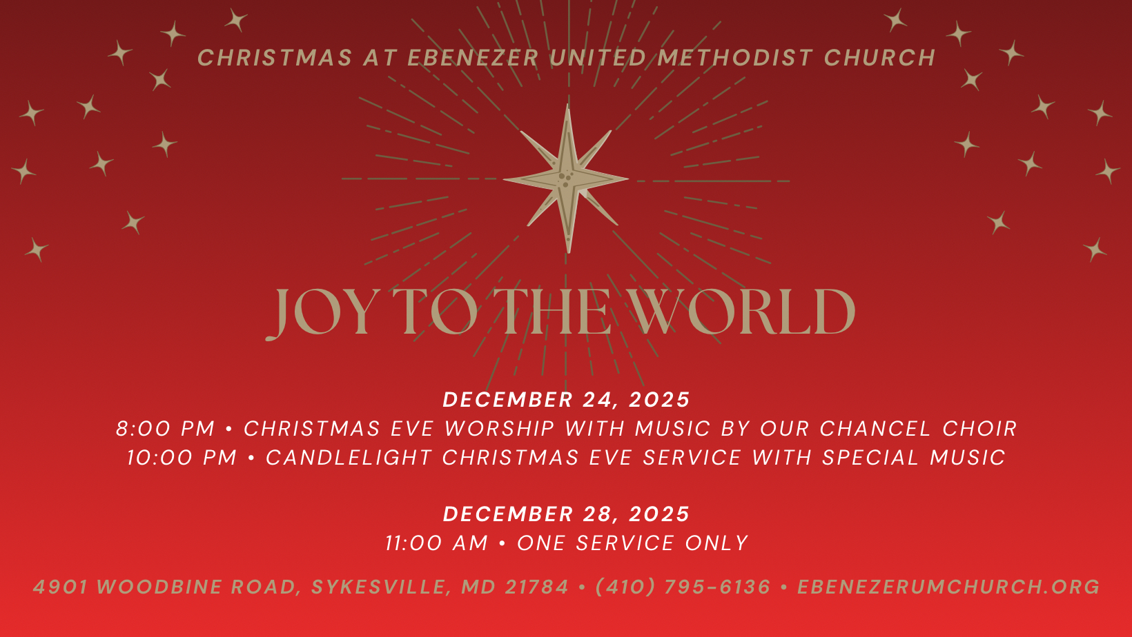 Green Gold Elegant Christmas Church Service Star Facebook Cover Green Gold Elegant Christmas Church Service Star Facebook Cover